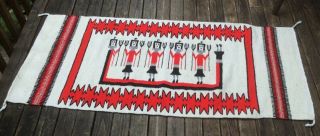 Authentic Native American Rug 64 X 29,  1960’s