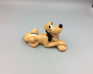 1940s Vintage American Pottery Disneys Pluto Dog Evan K Shaw Figurine
