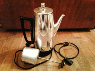 Vintage General Electric 9 Cup Coffee Percolator