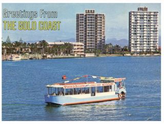 (a 1) Postcard - Australia - Qld - Gold Coast Venice In Paradise Cruises