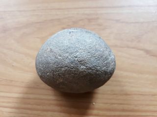 Susquehannock Indian Hard Stone Game Ball/nutting Stone/artifact Pennsylvania