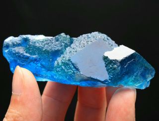 121g Rare Beauty Ladder - Like Blue Fluorite Crystal Mineral Specimen/china 621