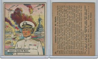 R164 Gum Inc,  War Gum,  1941,  46 Admiral Chester W.  Nimitz