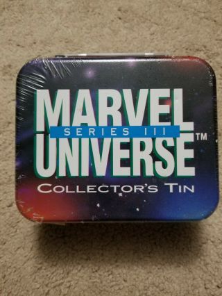 1992 Impel/skybox Marvel Universe Series 3 Trading Card Factory Tin