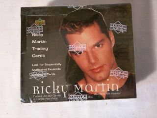 Ricky Martin Upper Deck Trading Card Box 1999