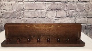 Avon Vintage Wooden Thimble Holder Shelf 12.  5 "