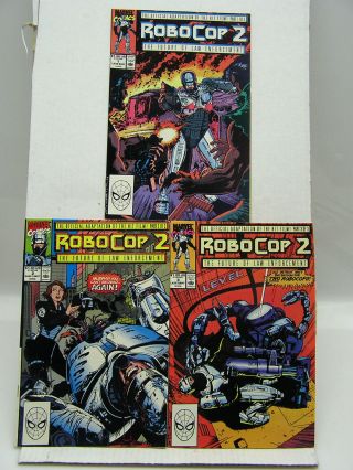 Robocop 2: Future Of Law Enforcement 3 - Issue Comic Book Set - Nmint