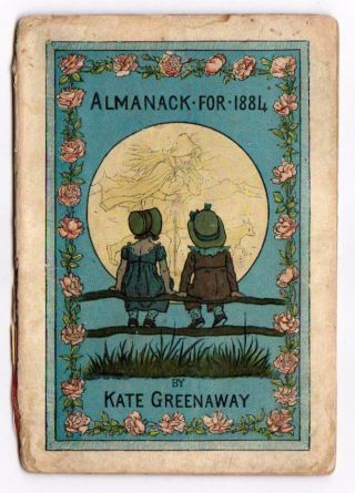 Victorian Kate Greenaway Almanack For 1884 Printed By Edmund Evans