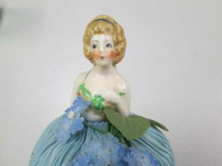 Vintage Porcelain Pin Cushion Doll / Sewing 42 3