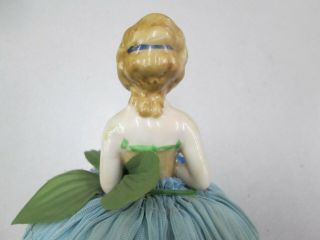 Vintage Porcelain Pin Cushion Doll / Sewing 42 4