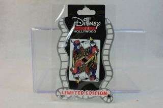 Disney Dsf Dssh Pin Le 300 Villains Playing Cards Queen Of Hearts Alice