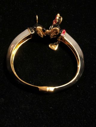 Bradford Exchange Mickey Mouse And Minnie Mouse Crystal Bangle Bracelet