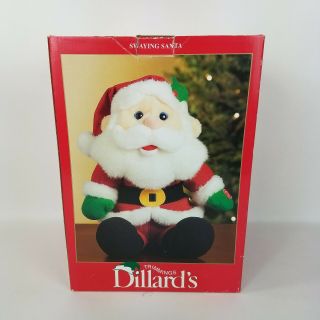 Santa claus Dillard ' s 12 In Dancing swaying singing plush 4