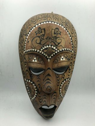 antique and Vintage Hand Carved Wood African Mask for decoration 2