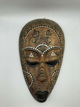 antique and Vintage Hand Carved Wood African Mask for decoration 3