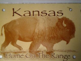 Proto - Type Kansas License Plate Set Of 5 Ks Home On The Range The Wheat State