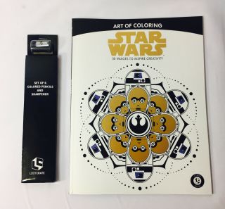 Star Wars Coloring Book And Pencils Guardians Loot Crate Edition April 2017