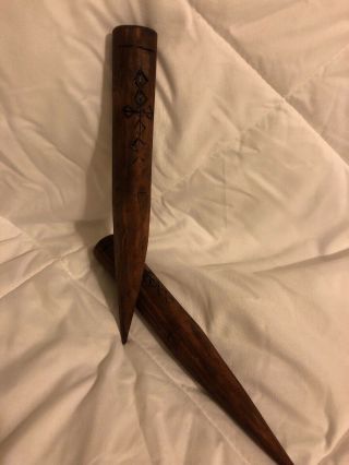 2 Buffy The Vampire Slayer Hand Made Stakes Props