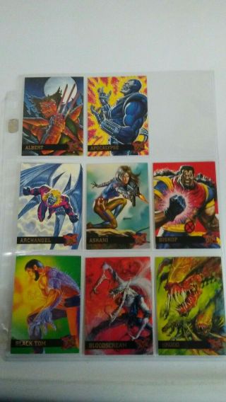 Marvel X - Men 1995 Fleer Ultra Base Set Of 149 Trading,  Specialty Cards