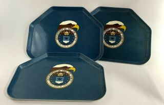 Camtray Cafeteria Lunch Buffet Condiment Tray Set Of 3 Us Air Force Fiberglass