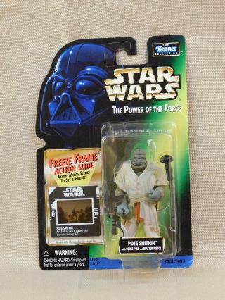 1998 Kenner Star Wars Power Of The Force Pote Snikin Figure W/ Freeze Frame