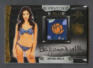 2015 Benchwarmer Gold Foil Sin City Bryiana Noelle Auto Patch 10/10