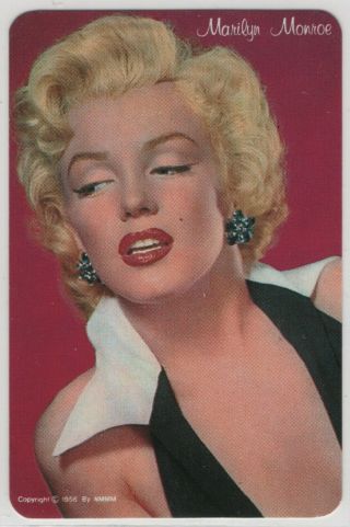 1 Swap Playing Card; Movie Star; Marilyn Monroe