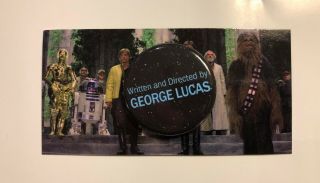 Star Wars Celebration Chicago 2019 George Lucas Exclusive Pin/button Swag