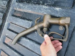 Vintage Buckeye M FIG 637 Brass Visible Gas Pump Nozzle Gas Station SERVICE 3