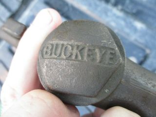 Vintage Buckeye M FIG 637 Brass Visible Gas Pump Nozzle Gas Station SERVICE 6