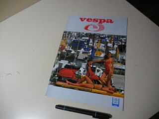 Vespa Japanese Brochure 50r 50s 100 125et3 P125xn P150xm P200em Narikawa