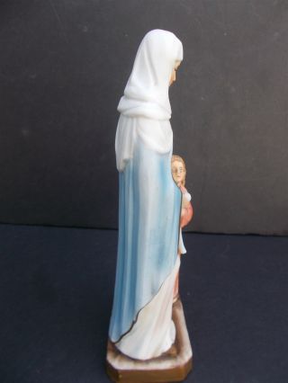 Vintage Catholic ST ANNE and YOUNG MADONNA VIRGIN MARY Statue Sanmyro Japan 5