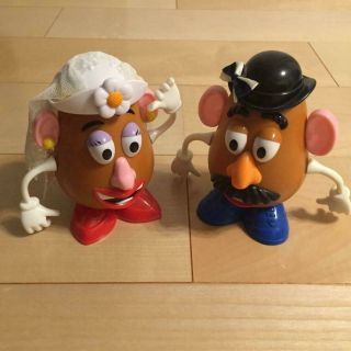 Tokyo Disney Toy Story Mr Mrs Potato Head Candy Case Figures Bucket Custom