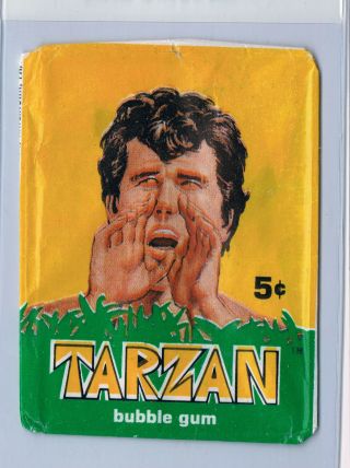 1966 Philadelphia Gum Tarzan Non - Sport Card Wrapper Nm