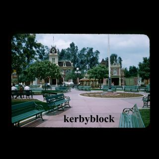 8 Vintage 1950s Kodachrome Photo Slides Disneyland California Theme Park