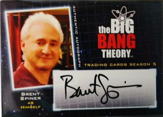 The Big Bang Theory Season 5 Autograph Brent Spiner As Himself A10
