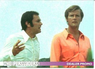 Unstoppable Cards The Persuaders Roger Moore Tony Curtis Exclusive Dealer Promo