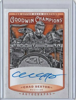 2019 Goodwin Champions Chad Sexton Auto Autograph 311 1:223 Packs On Card