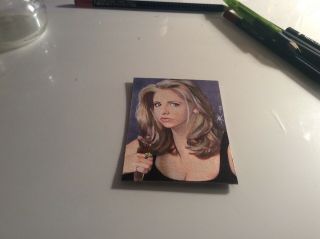 Buffy The Vampire Slayer Hand Made Drawing Sketch Card Aceo Artist