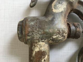 Vintage Buckeye Brass Gas Gasoline Oil Pump Nozzle Handle Spout 2