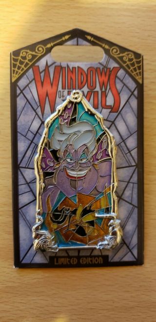 Disney Pins Ursula From The Little Mermaid Windows Of Evil Pin Le 2000
