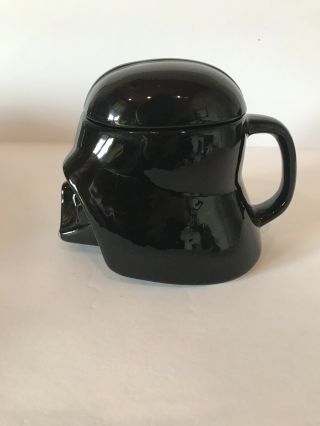 Star Wars Darth Vader Helmet Ceramic Coffee Mug With Lid 5