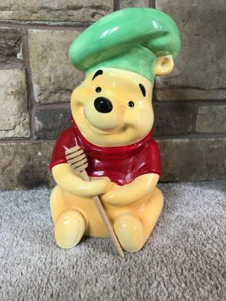 (look Collectors Rare Vintage) Winnie The Pooh Cookie Jar By Treasure Craft