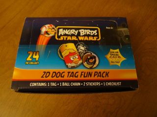 Angry Birds Star Wars Dog Tag Fun Pack Full 24 Pack Box