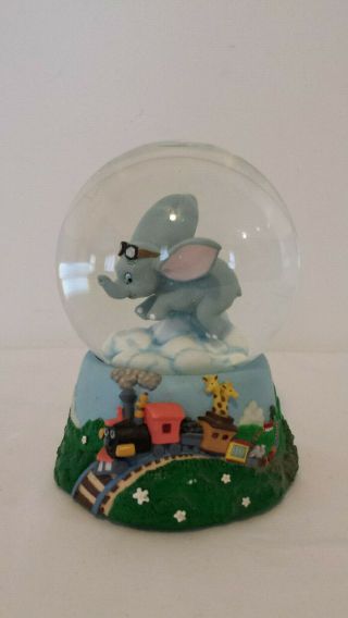 Vintage Enesco Disney Dumbo " In The Good Old Summertime " Musical Snow Globe