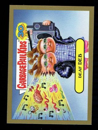 Garbage Pail Kids: 30th Anniversary Series,  Deaf Deb,  Gold,  Usa,  Nm/m