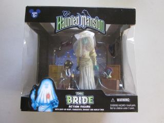 Disney Haunted Mansion The Bride Action Figure Playset Glows In The Dark