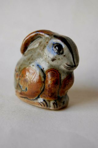 Vintage Tonala Jalisco Mexico Ceramic Pottery Bunny Rabbit