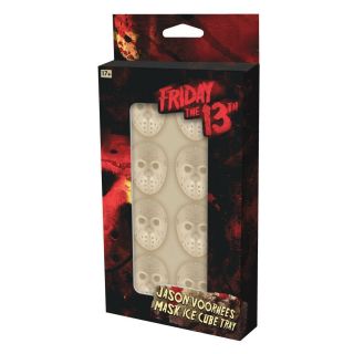 Friday The 13th Jason Mask Images Ice Cube Tray With 8 Cube Slots
