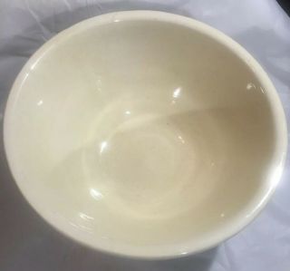 Vintage Bowl Dough Bowl USA Pottery 10 Inch Mixing Bowl McCoy Blue Pink Striped 3